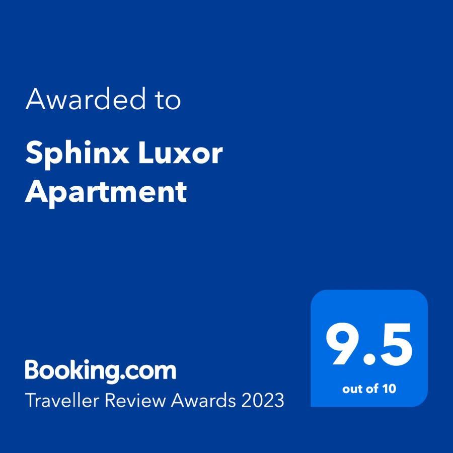 Sphinx Luxor Apartment Exterior foto
